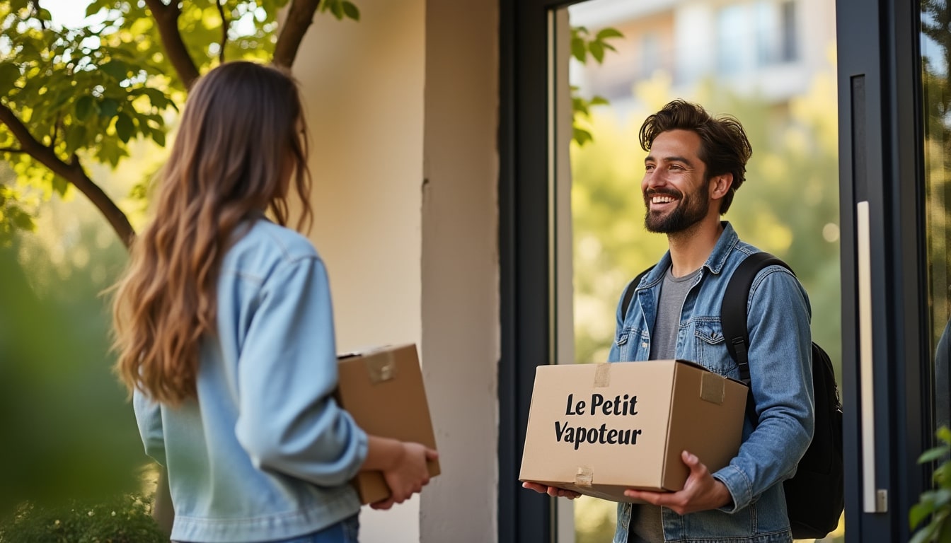 Illustration: Comprendre l’offre de livraison sans frais chez Le Petit Vapoteur