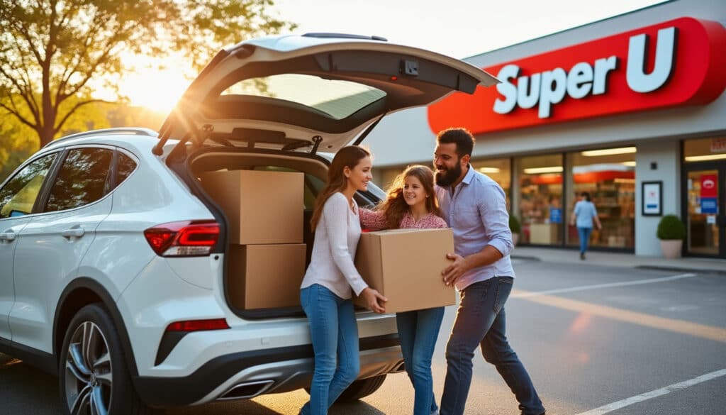 Location d’utilitaire avec kilométrage illimité chez Super U