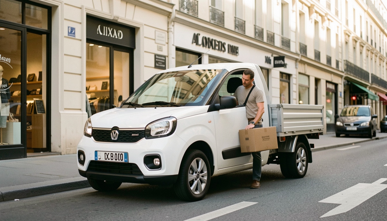 Mini utilitaire sans permis Aixam pour la ville