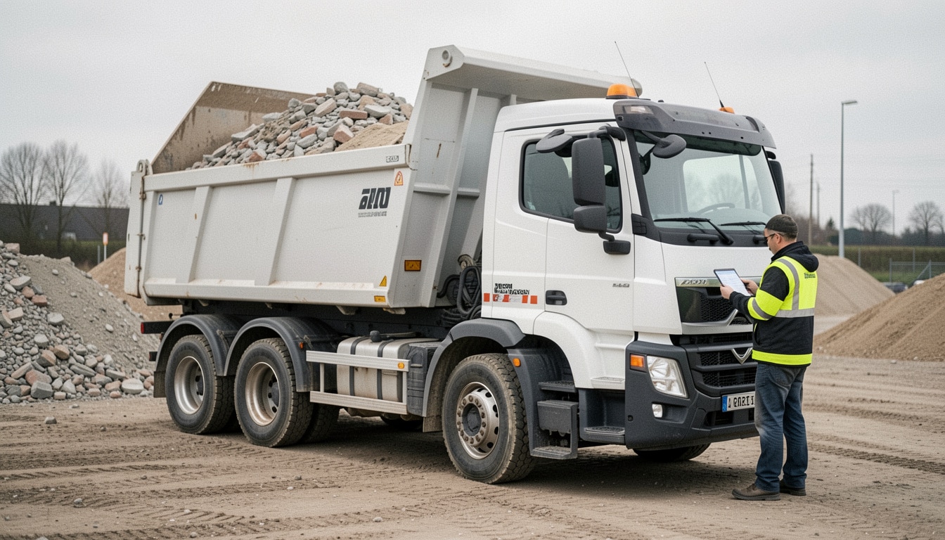 Charge utile d’un camion benne et limites à connaître